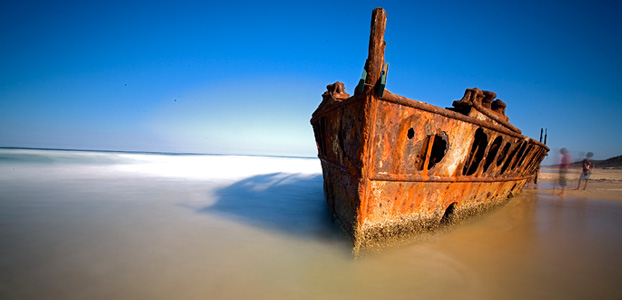 Shipwreck Fraser Island - Image Credit: Kingfisher Bay Resort