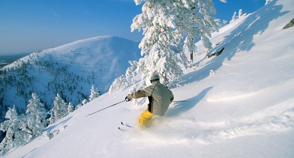 Finland skiing