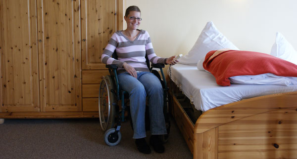 Accessible hotel room